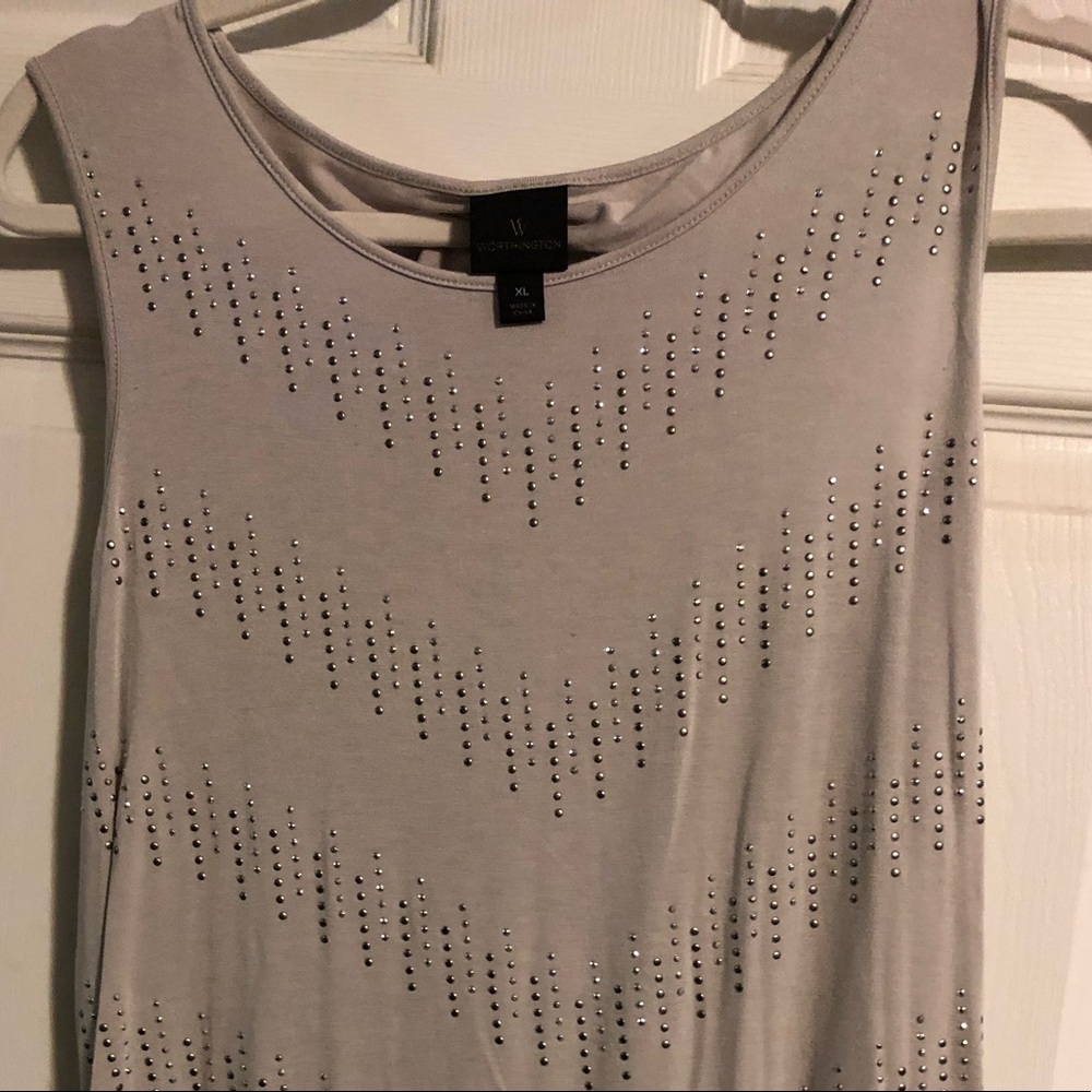 Embellished tank
